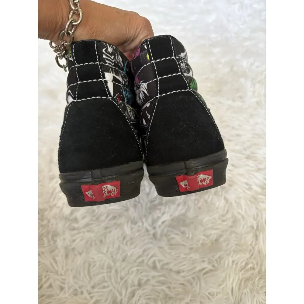 Great Vans Disney 100 6.5/ 8 “Villians” Classic High Top Sneakers. Exc. Cond
